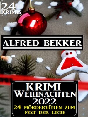 cover image of Krimi Weihnachten 2022--24 Mördertüren zum Fest der Liebe
